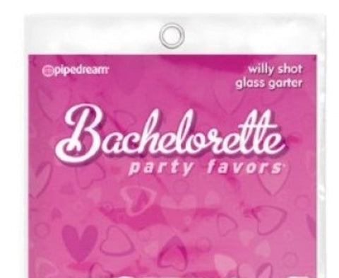 Pipedream Bachelorette Party Favors Willy Shot Glass Garter Hands Free Party - Bachelorette and Bucks