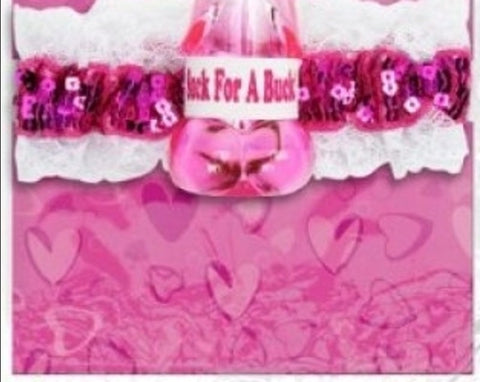 Pipedream Bachelorette Party Favors Willy Shot Glass Garter Hands Free Party - Bachelorette and Bucks