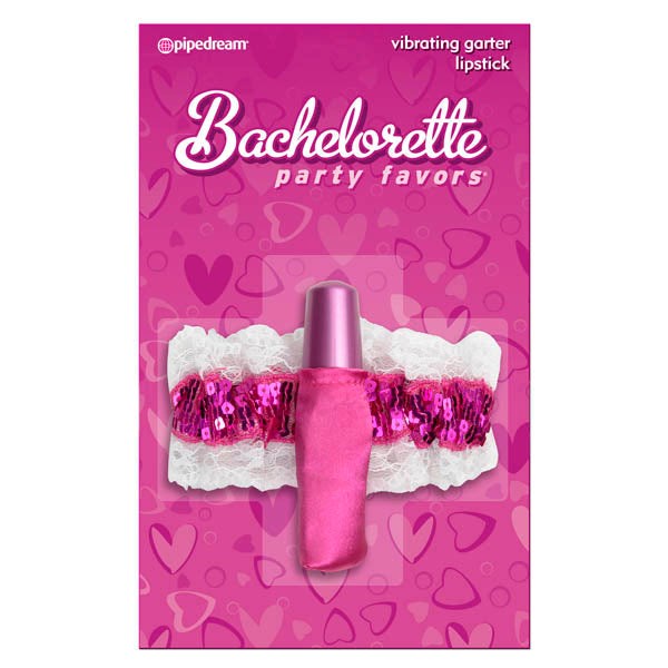Pipedream Products Pipedream Bachelorette Vibrating Garter Lipstick Disguised - Bachelorette and Bucks