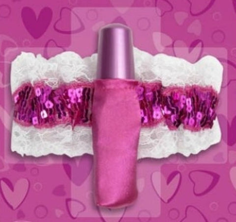 Pipedream Products Pipedream Bachelorette Vibrating Garter Lipstick Disguised - Bachelorette and Bucks