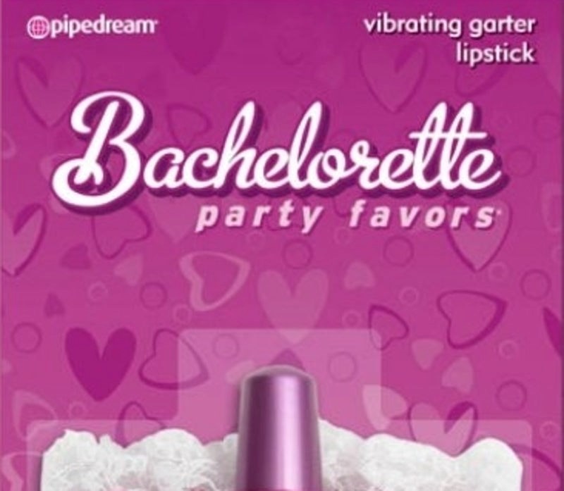 Pipedream Products Pipedream Bachelorette Vibrating Garter Lipstick Disguised - Bachelorette and Bucks