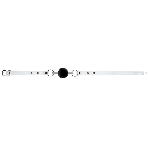 Shots Toys Bad Romance Translucent Mouth Gag with Metal Nails BDSM Bondage - Masks And Blindfolds