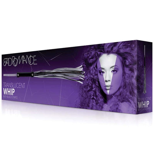 Bad Romance Translucent Whip For Edging Control - - Whips And Crops
