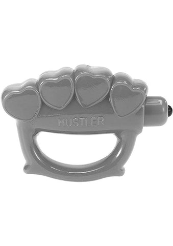 Hustler Bad Vibe Girl Silver Evil Eye Pendant Necklace with Chain - Finger and Tongue Vibrators