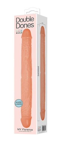 Baile Double Dong 24cm Dual Ended Dildo for Couples and Solo Play - Realistic Dildos