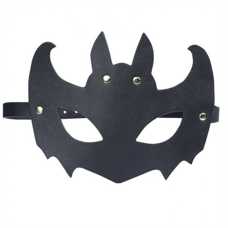 BDStyle BDSM Batman Mask Premium Faux Leather Roleplay Design - - Fancy Dress Ups