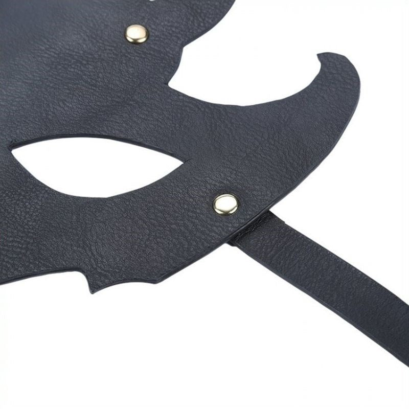 BDStyle BDSM Batman Mask Premium Faux Leather Roleplay Design - - Fancy Dress Ups