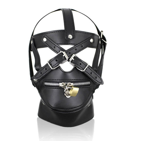 BDSM Hood Harness & Muzzle Thin - Bondage Hoods