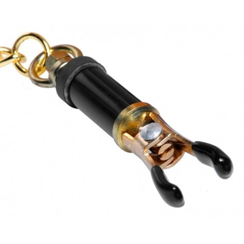 BDStyle Deluxe Adjustable Nipple Clamps with Pressure Control - Breast and Nipple Toys