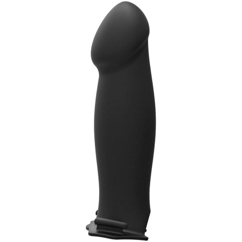 Doc Johnson Be Bold 8in Large Dong 2 Pc Hollow Silicone Strap On Set - Strap On Sextoys