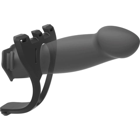 Doc Johnson Be Bold 8in Large Dong 2 Pc Hollow Silicone Strap On Set - Strap On Sextoys