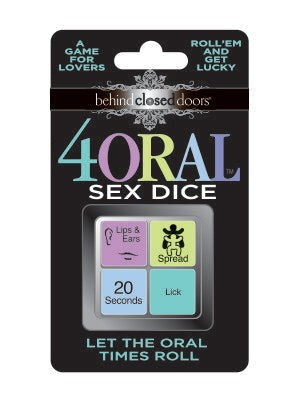 Little Genie Behind Closed Doors 4 Oral Sex Dice Game for Oral Play - Sex Games, Coupons and Tricks