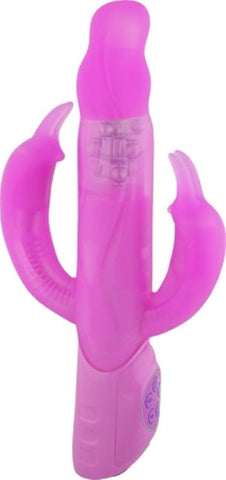Seven Creations Bendable Rabbit Triple Vibrator with Flexible Design - Rabbit Vibrators