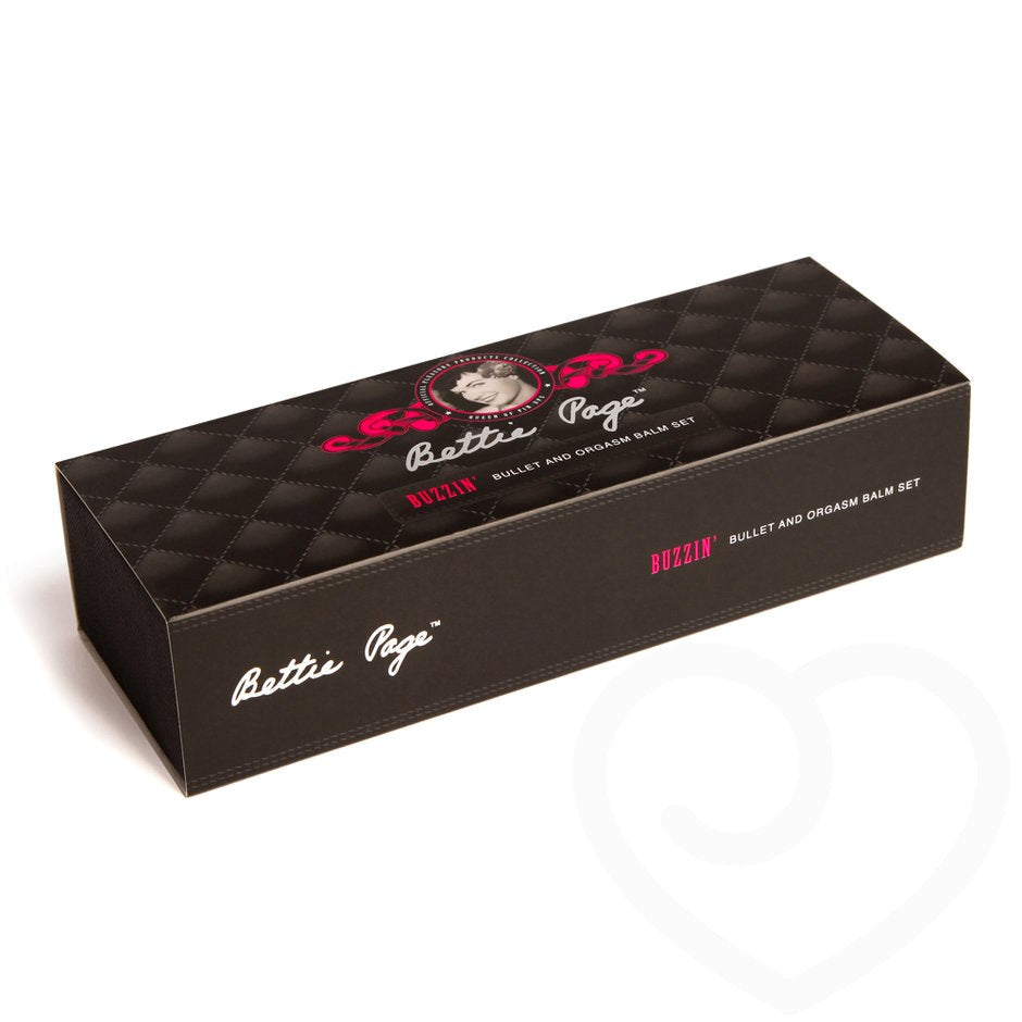 Love Honey Bettie Page Buzzin Bullet and Balm Set - - Bullet Vibrators
