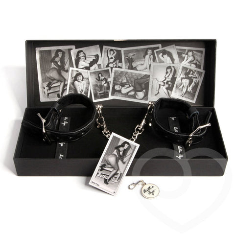 Bettie Page Wild 'n' Willing Wrist Cuffs - Cuffs and Restraints