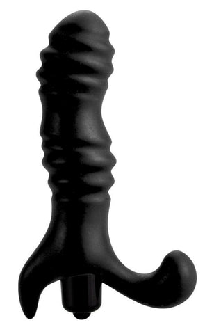 Shots Toys Big Kick G Spot or P Spot Massager Black Dual Purpose - G-Spot Vibrators