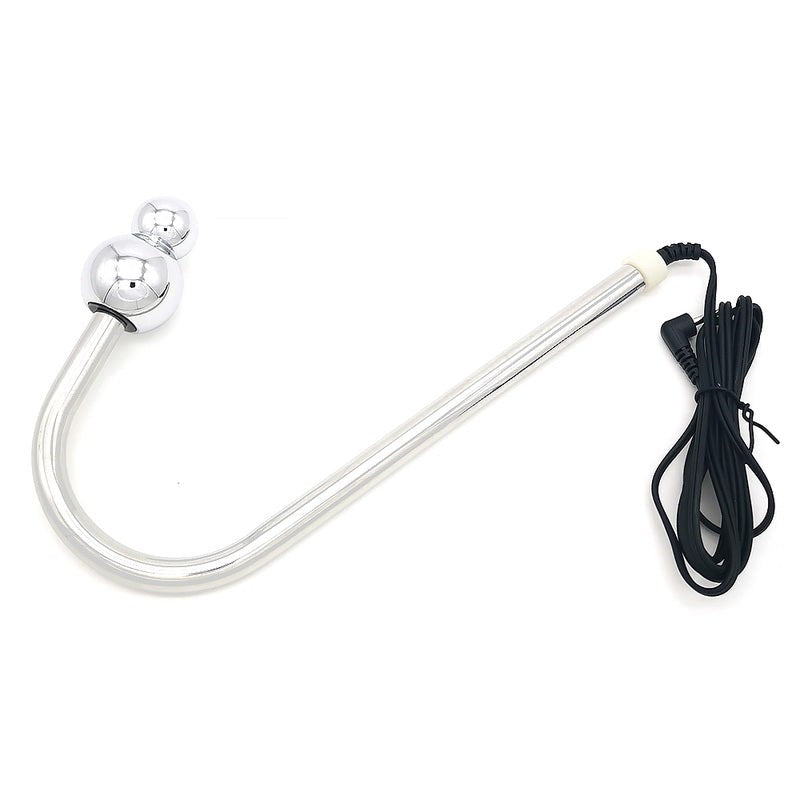 BDStyle Bipolar Metal Electric Shock Anal Hook E Stim Anal Stimulation - Electro Sex