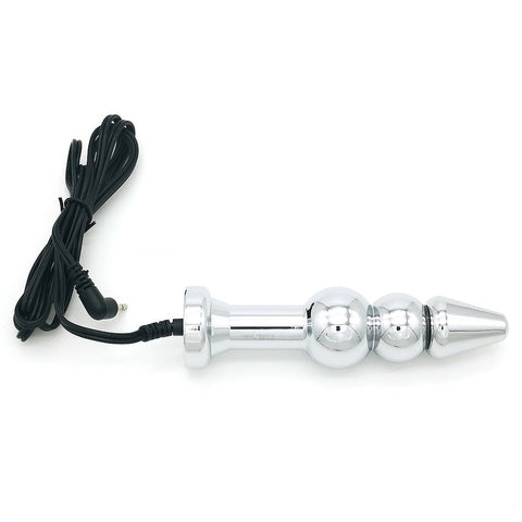 BDStyle Bipolar Metal Electric Shock Butt Plug E Medical Grade Aluminum - Electro Sex