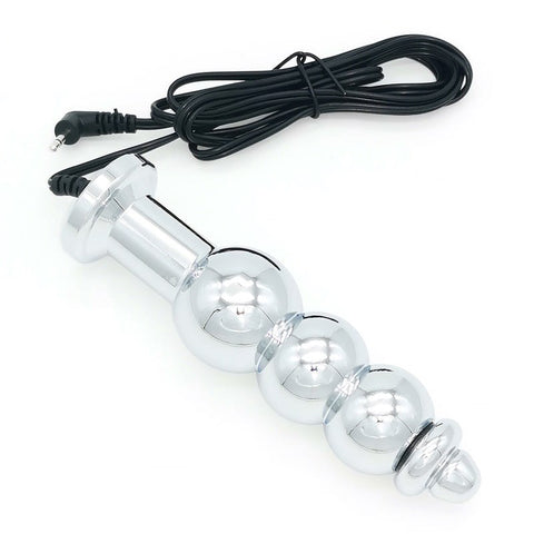 BDStyle Bipolar Metal Electric Shock Butt Plug K Electro Stimulation - Electro Sex