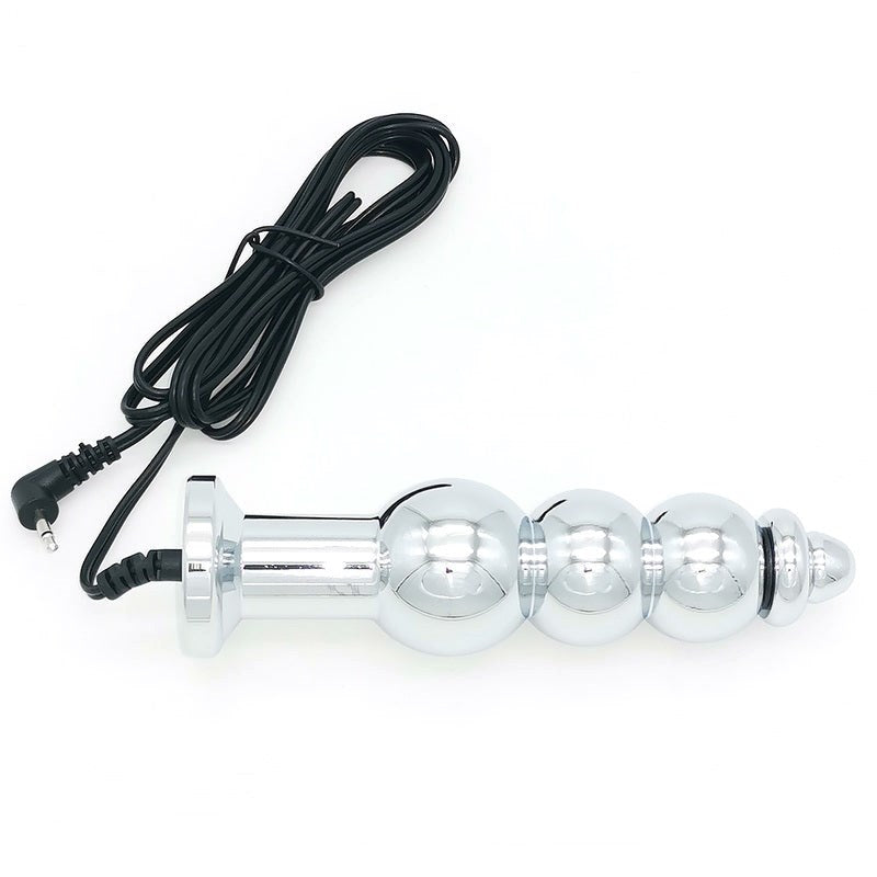BDStyle Bipolar Metal Electric Shock Butt Plug K Electro Stimulation - Electro Sex