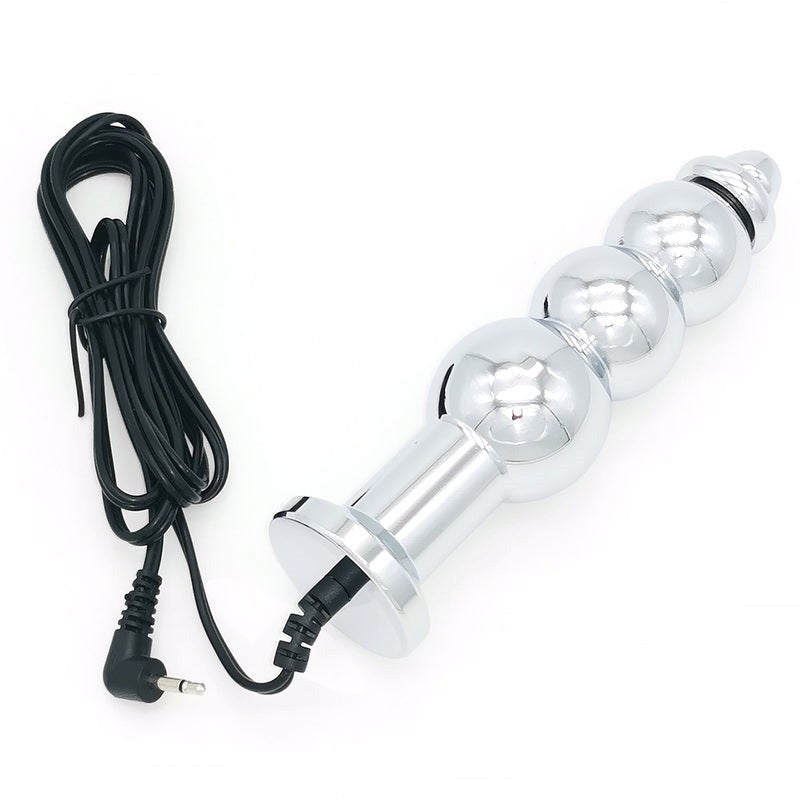 BDStyle Bipolar Metal Electric Shock Butt Plug K Electro Stimulation - Electro Sex