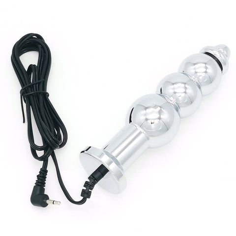 BDStyle Bipolar Metal Electric Shock Butt Plug K Electro Stimulation - Electro Sex
