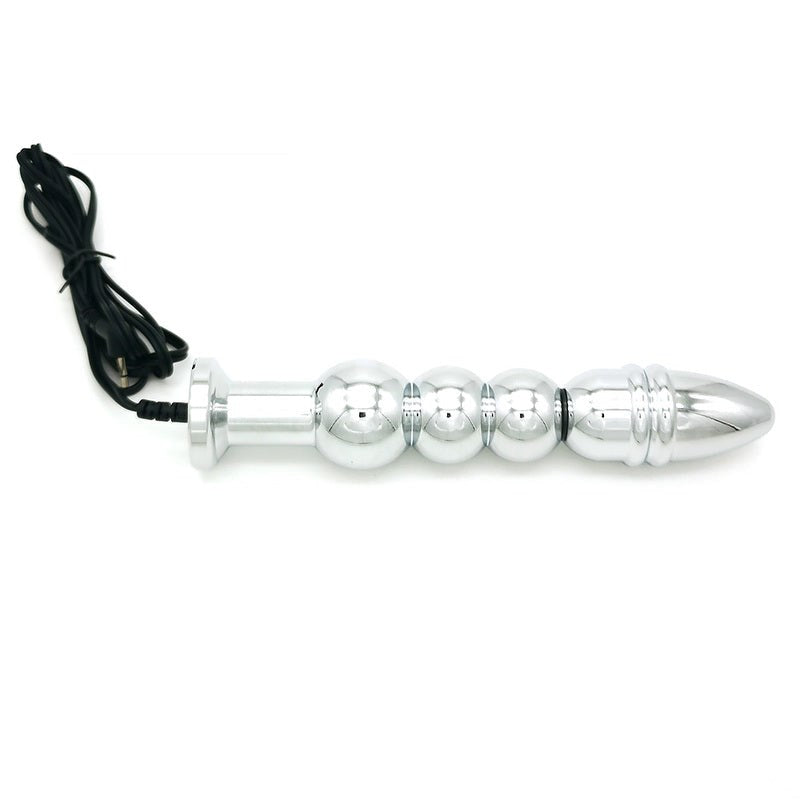 BDStyle Bipolar Metal Electric Shock Butt Plug R Electro Stimulation - Electro Sex