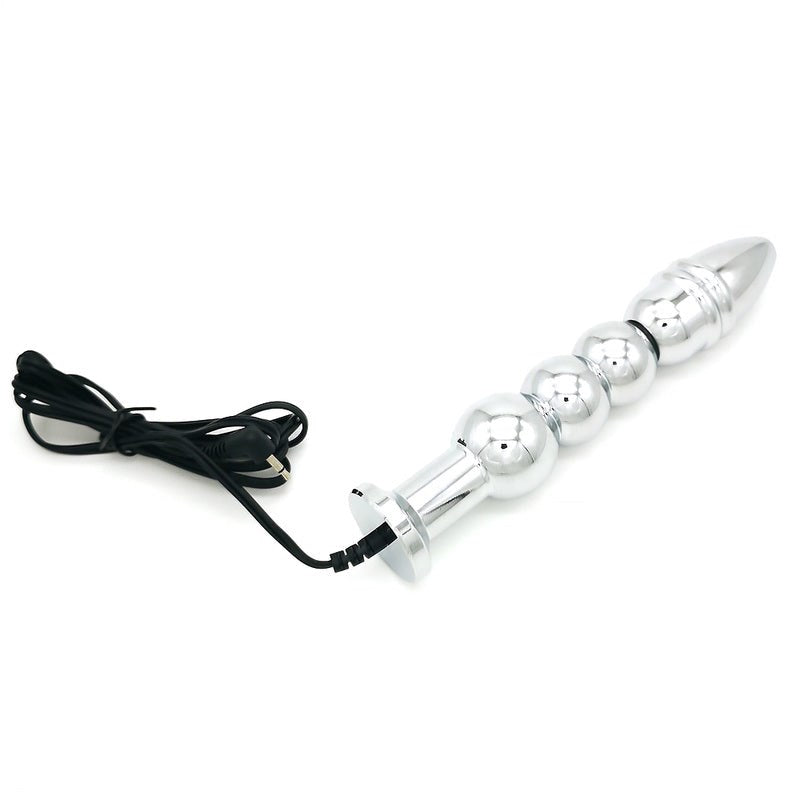 BDStyle Bipolar Metal Electric Shock Butt Plug R Electro Stimulation - Electro Sex