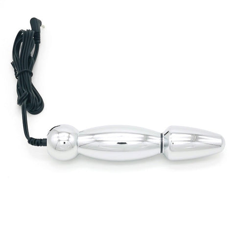 BDStyle Bipolar Metal Electric Shock Butt Plug U Electro Stimulation - Electro Sex