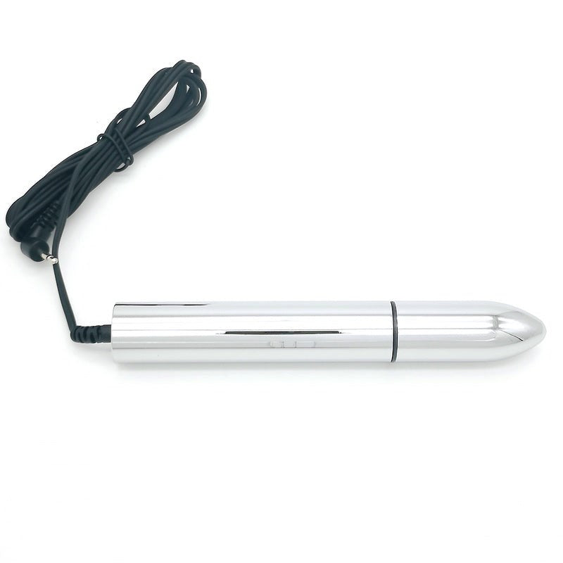 BDStyle Bipolar Metal Electric Shock Butt Plug V Aluminum E Stim Anal Toy - Electro Sex