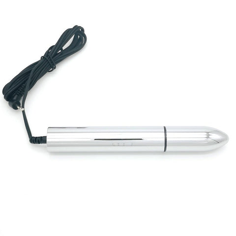 BDStyle Bipolar Metal Electric Shock Butt Plug V Aluminum E Stim Anal Toy - Electro Sex