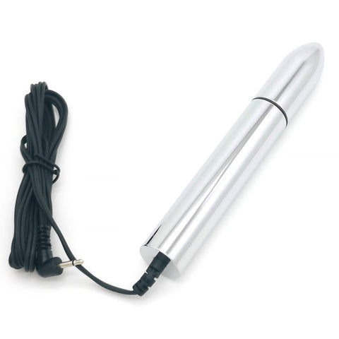 BDStyle Bipolar Metal Electric Shock Butt Plug V Aluminum E Stim Anal Toy - Electro Sex