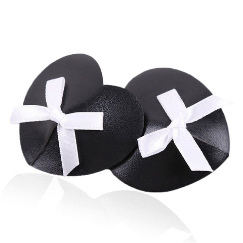 Ella Bidoe Black Heart White Box Nipple Pasties Elegant Heart Design - Fancy Dress Ups
