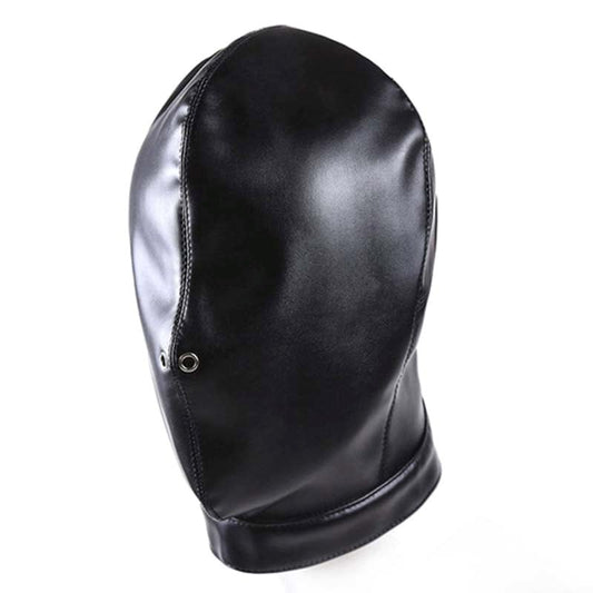 Black Out Confinement Hood Weekend Ready Play - - Bondage Hoods