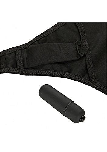 Doc Johnson Black Rose Secret Garden Vibrating Panty - - Clit Ticklers and Pulsators