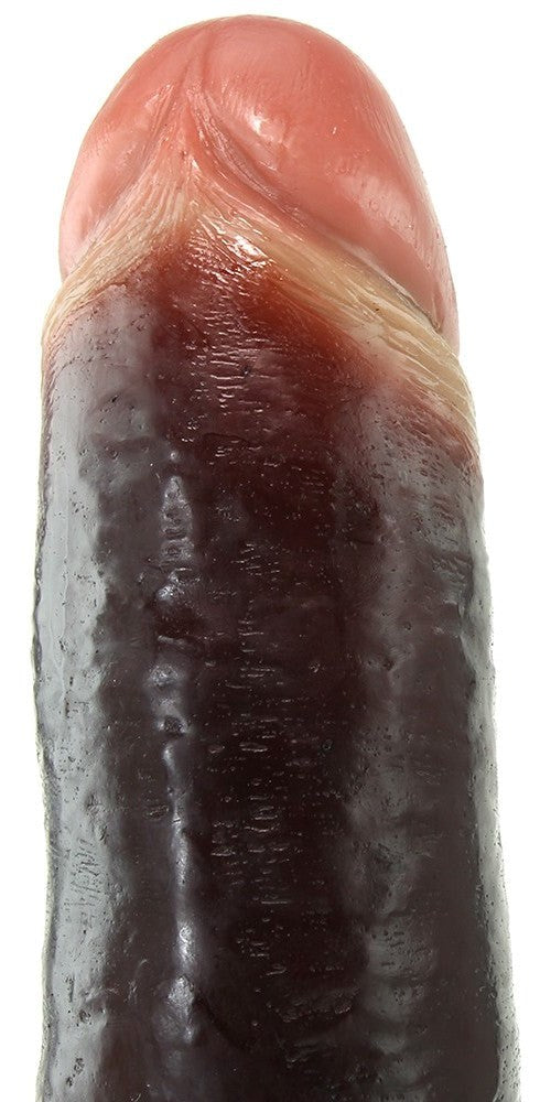 Icon Brands Blackout! Black 13 Inch Realistic Dong Elevate Your Intimate Experiences - - Realistic Dildos