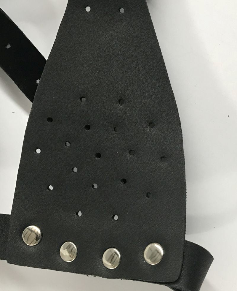 Hells Couture Blinky Bill Bondage Blinkers Extreme Leather Blindfold - - Masks And Blindfolds