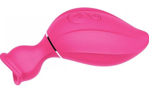 Hott Products Bliss Allure Suction Vibe with Dual Motor Clitoral Stimulation - Clit Ticklers and Pulsators