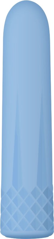 Adam & Eve Blue Diamond Rechargeable Vibrating Bullet with 10 Modes - - Bullet Vibrators