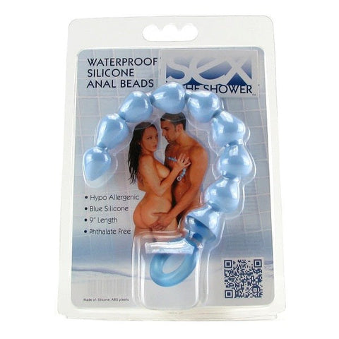 Blue Silicone Anal Beads - Anal Beads and Balls