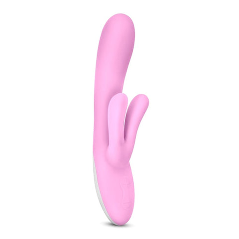 Blush Novelties Hop Lola Bunny Ballet Slipper Triple Point Rabbit Vibrator - Rabbit Vibrators