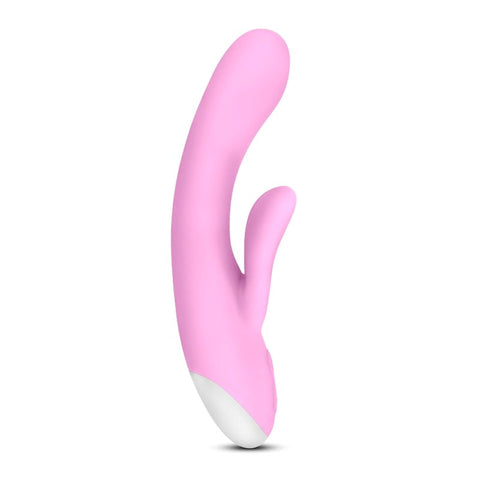 Blush Novelties Hop Lola Bunny Ballet Slipper Triple Point Rabbit Vibrator - Rabbit Vibrators