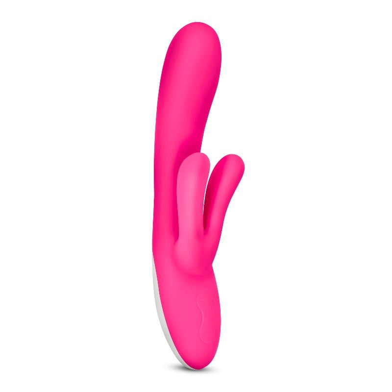 Blush Novelties Hop Lola Bunny Hot Pink Vibrator with 3 Stimulation Points - - Rabbit Vibrators