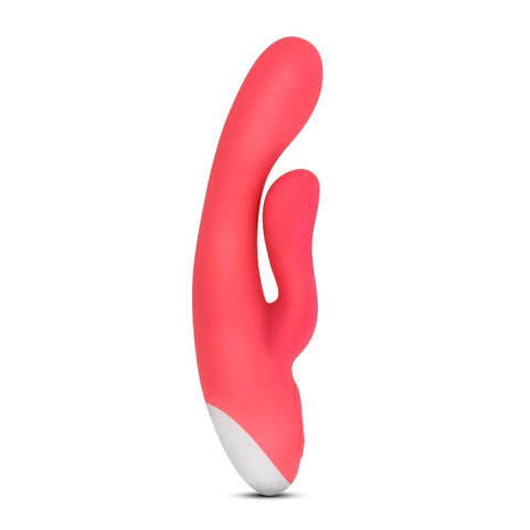 Blush Novelties Trix Rabbit Cerise Dual Motor Vibrator with Clitoral Stimulator - Rabbit Vibrators