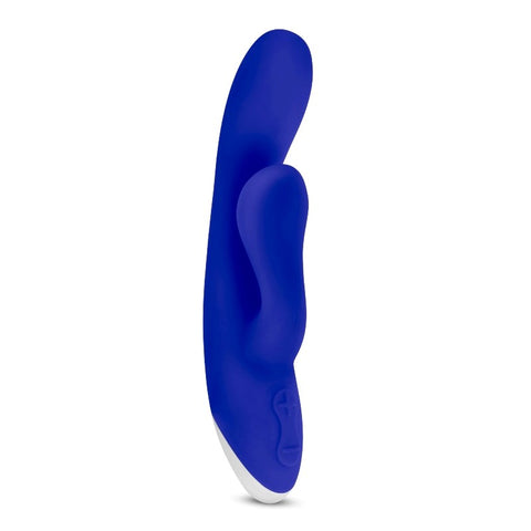 Blush Novelties Hop Trix Midnight Dual Stimulation Rabbit Vibrator - Rabbit Vibrators