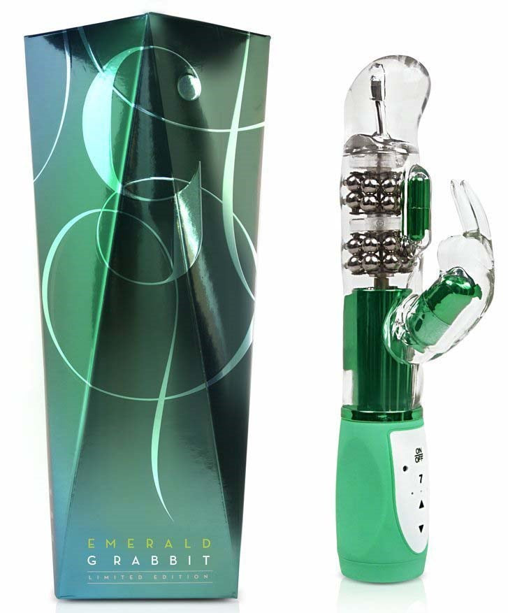 Blush Novelties Luxe Emerald G Rabbit Dual Motor Rabbit Vibrator - - Rabbit Vibrators