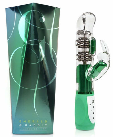 Blush Novelties Luxe Emerald G Rabbit Dual Motor Rabbit Vibrator - Rabbit Vibrators