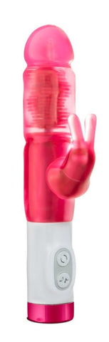 Blush Novelties Luxe Wave Rabbit Dual Stimulation Vibrator with 7 Functions - Rabbit Vibrators