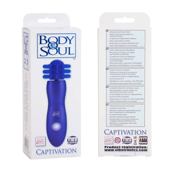 California Exotics Body & Soul Captivation Clitoral Vibrator - - Clit Ticklers and Pulsators