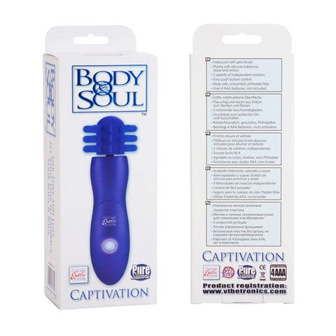 California Exotics Body & Soul Captivation Clitoral Vibrator - Clit Ticklers and Pulsators